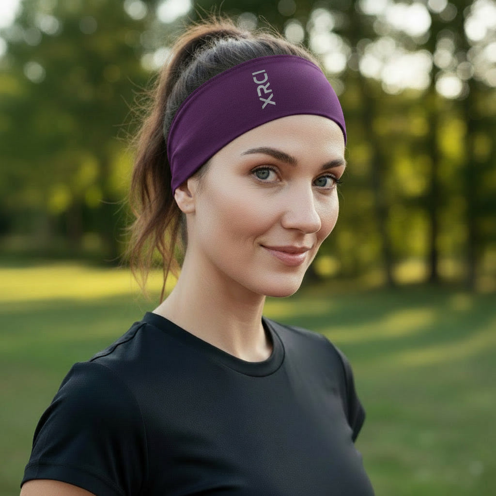 Sportpannband Aubergine