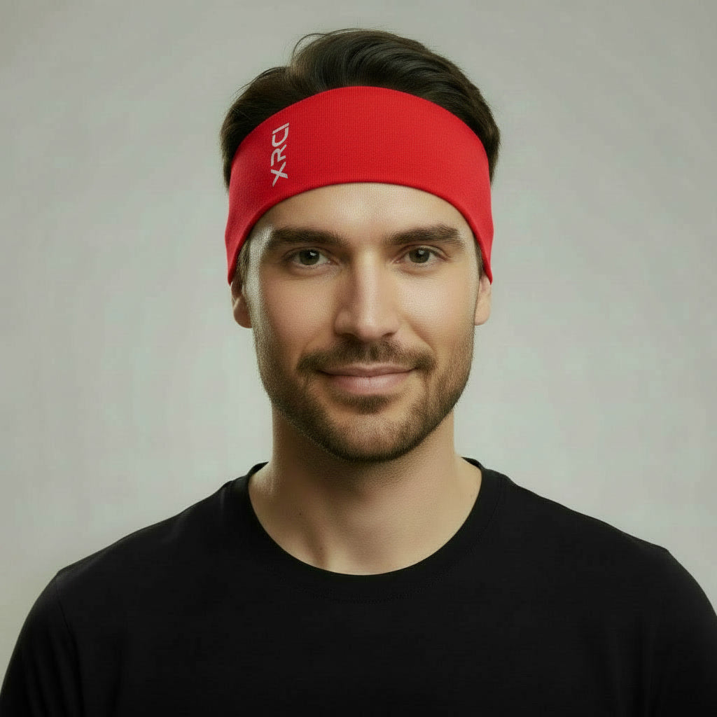 Sportpannband Bright Red